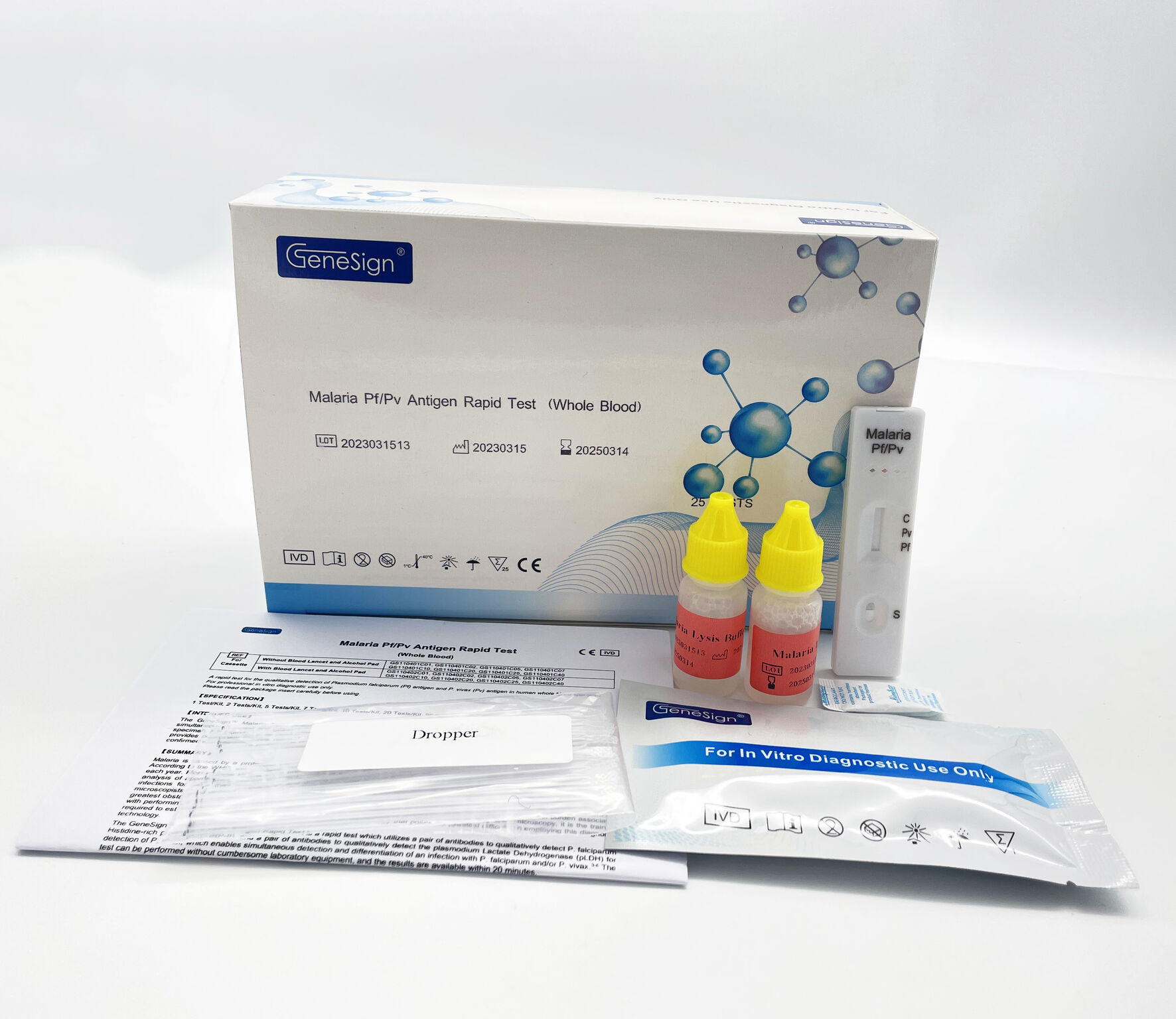 Genesign Malaria Pf/Pv Antigen Rapid Test